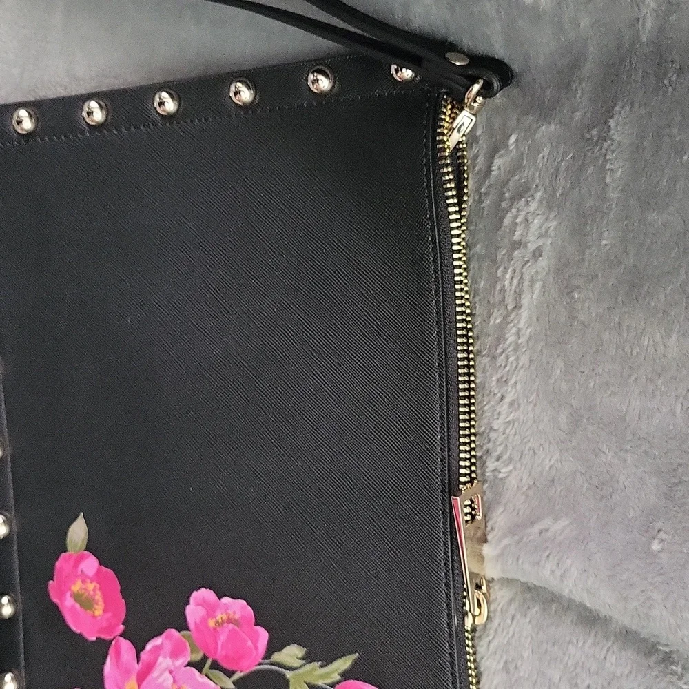 White House Black market Floral clutch